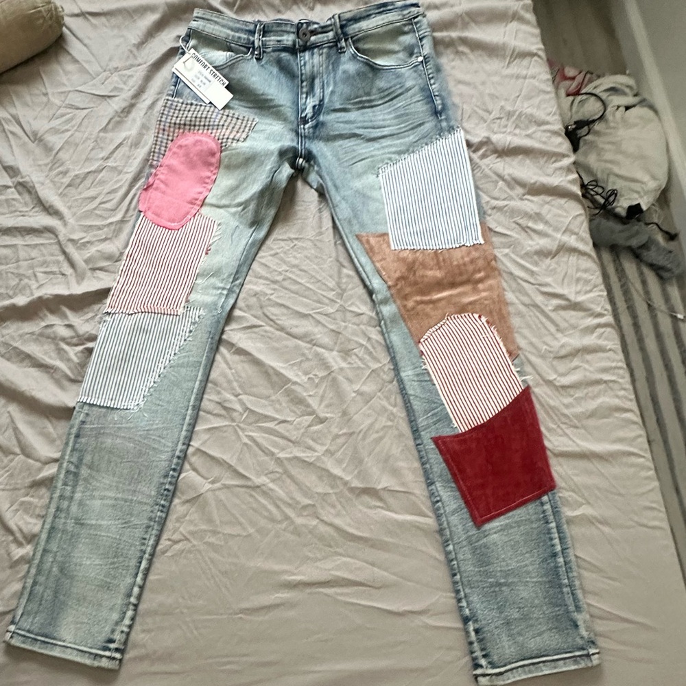 KDNK Patchwork Jeans